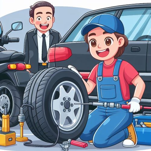 خدمات پنچرگیری سیار در تهران