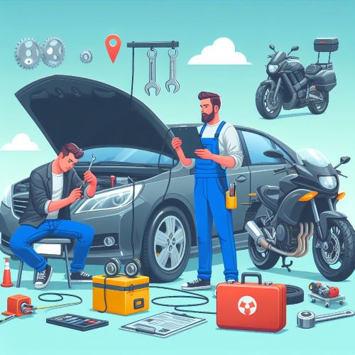 مکامیک سیار در شیراز امداد در محل