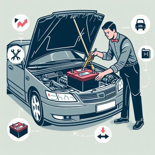 نصب باتری ماشین در محل شیراز